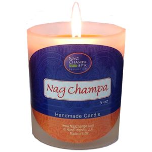 Nag Champa Scented Candle - 6 Ounce Jar Candle- Hand Poured in Indiana