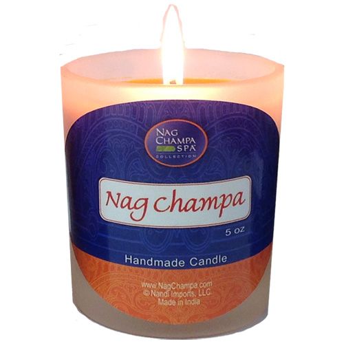 Hemp & Coconut Moisturizing Candle - Nag Champa - Hemp Blue