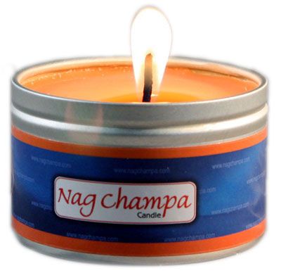 Satya Nag Champa Shot Glass Perfumed Votive Candles-NCDL05